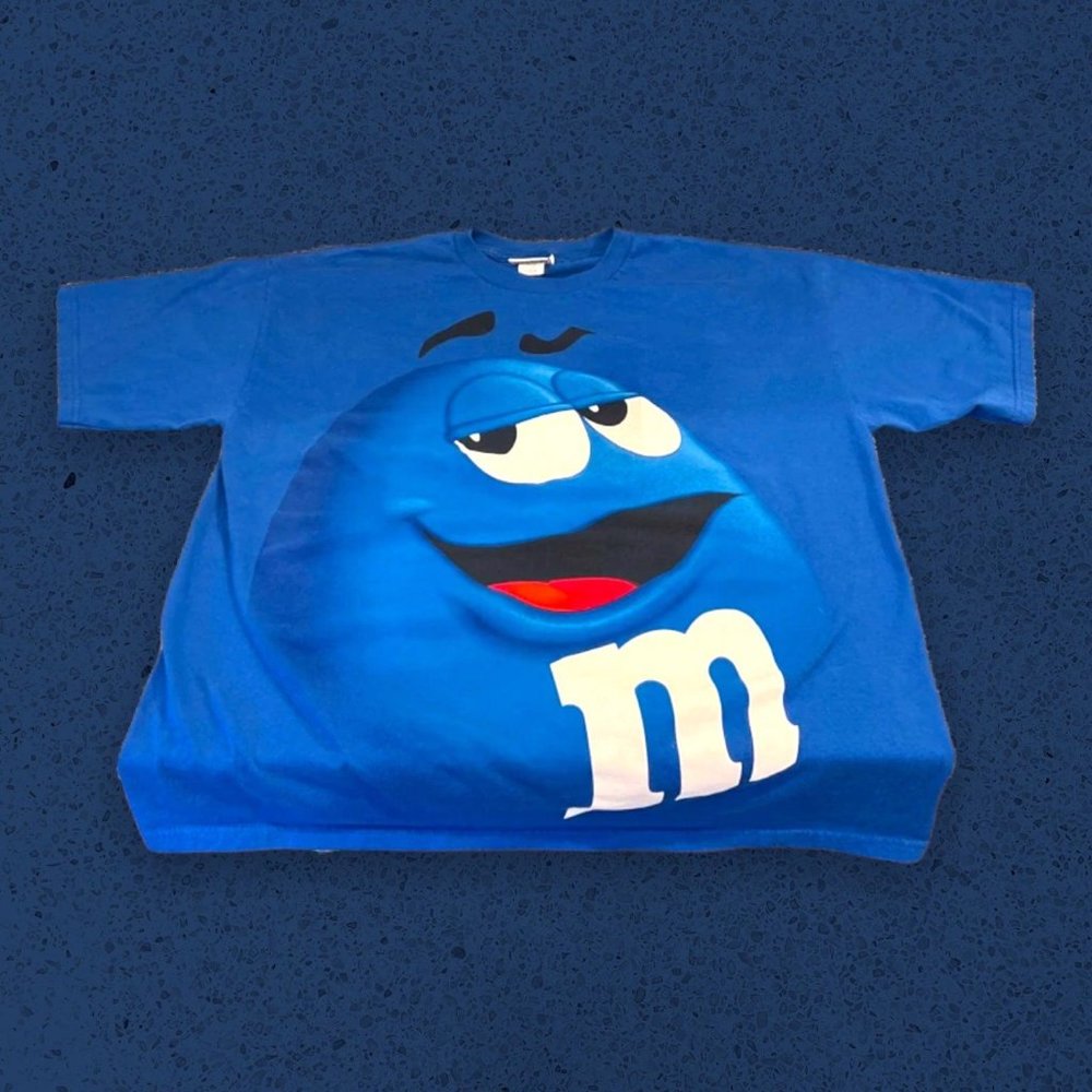 Blue M&M Hershey Graphic Shirt